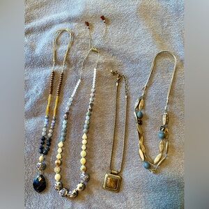 3 J.jill necklaces 1 Chico’s